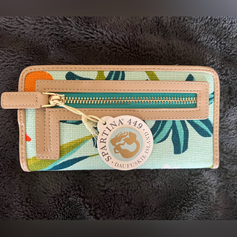 Spartina 449 Multicolor Floral Snap Wallet